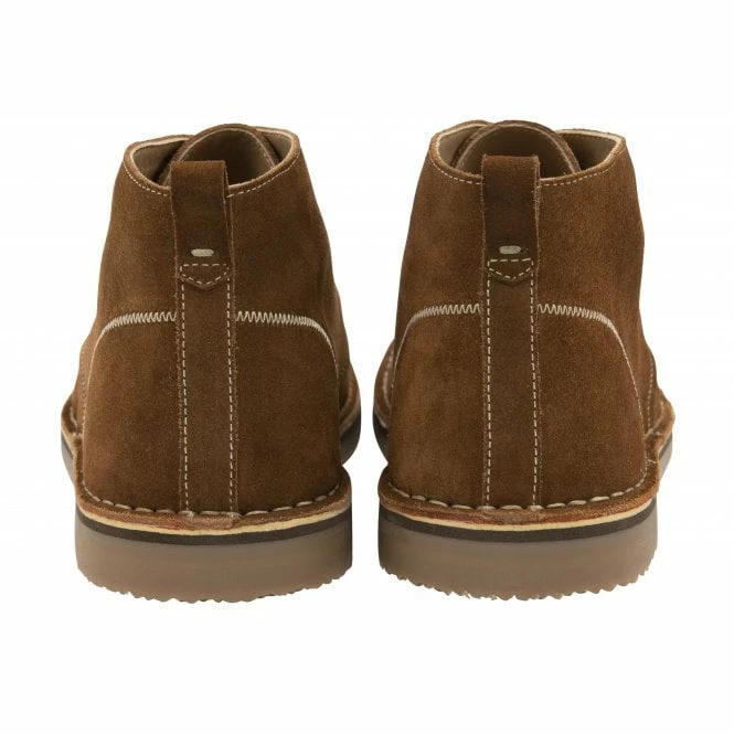 Cognac Suede Heyford Lace-Up Desert Boots | Lotus 5 Cognac Suede Heyford Lace-Up Desert Boots | Lotus - Image 3