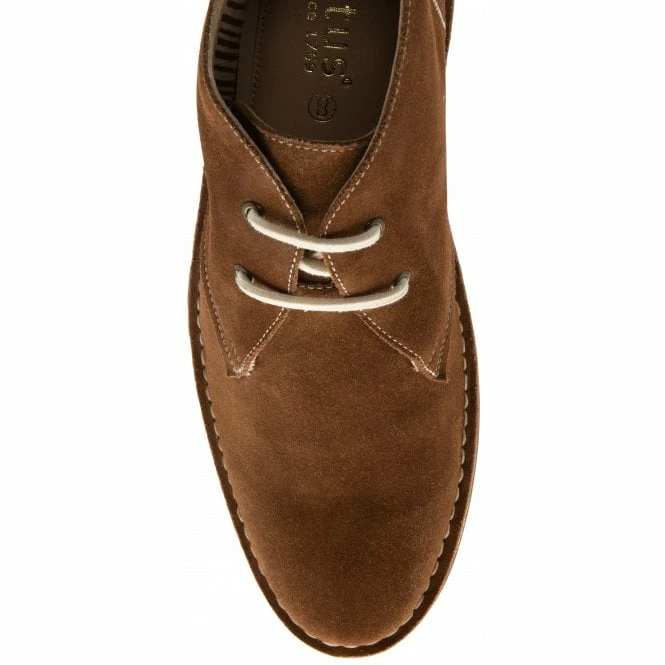 Cognac Suede Heyford Lace-Up Desert Boots | Lotus 6 Cognac Suede Heyford Lace-Up Desert Boots | Lotus - Image 4