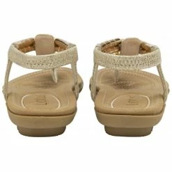 Gold Cybil Flat Toe-Post Sandals | Lotus 8 Gold Cybil Flat Toe-Post Sandals | Lotus -Lotus Shop gold cybil flat toe post sandals lotus p13331 31775 medium