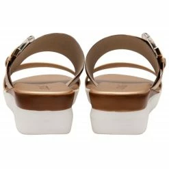 Gold & Leopard-Print Giovanna Mule Sandals | Lotus -Lotus Shop gold leopard print giovanna mule sandals lotus p13577 32683 medium