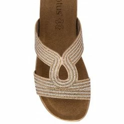 Gold Nadya Open-Toe Mule Sandals | Lotus 9 Gold Nadya Open-Toe Mule Sandals | Lotus -Lotus Shop gold nadya open toe mule sandals lotus p13594 32828 medium