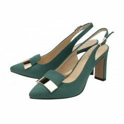 Green Microfibre Elyse Slingback Court Shoes | Lotus -Lotus Shop green microfibre elyse slingback court shoes lotus p13618 33046 medium