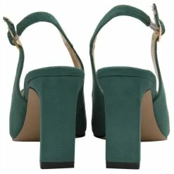 Green Microfibre Elyse Slingback Court Shoes | Lotus -Lotus Shop green microfibre elyse slingback court shoes lotus p13618 33047 medium