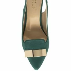 Green Microfibre Elyse Slingback Court Shoes | Lotus -Lotus Shop green microfibre elyse slingback court shoes lotus p13618 33048 medium