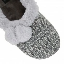 Grey Alice Textile Slippers | Lotus -Lotus Shop grey alice textile slippers lotus p12835 29614 medium
