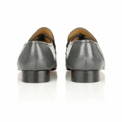 Grey Leather Regent Loafers | Rombah Wallace -Lotus Shop grey leather regent loafers rombah wallace p13 6776 medium