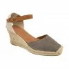Grey Suede Antonella Espadrille Wedge Shoes | Lotus -Lotus Shop grey suede antonella espadrille wedge shoes lotus p13344 31806 medium
