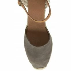 Grey Suede Antonella Espadrille Wedge Shoes | Lotus -Lotus Shop grey suede antonella espadrille wedge shoes lotus p13344 31809 medium
