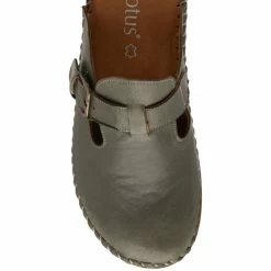 Khaki Leather Kerry Round-Toe Mules | Lotus -Lotus Shop khaki leather kerry round toe mules lotus p13766 33264 medium