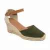 Khaki Suede Antonella Espadrille Wedge Shoes | Lotus 2 Khaki Suede Antonella Espadrille Wedge Shoes | Lotus -Lotus Shop khaki suede antonella espadrille wedge shoes lotus p13345 31810 medium