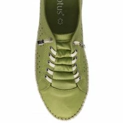 Lime Green Leather Kamari Casual Shoes | Lotus -Lotus Shop lime green leather kamari casual shoes lotus p13761 33200 medium