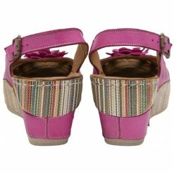 Magenta Leather Caria Slingback Shoes | Lotus -Lotus Shop magenta leather caria slingback shoes lotus p13700 32919 medium