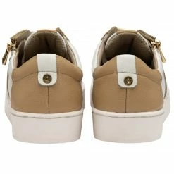 Natural & Leopard-Print Leather Sahara Zip-Up Trainers | Stressless By Lotus -Lotus Shop natural leopard print leather sahara zip up trainers stressless by lotus p13762 33203 medium