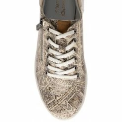 Natural & Tribal-Print Leather Serene Casual Trainers | Stressless By Lotus -Lotus Shop natural tribal print leather serene casual trainers stressless by lotus p13730 33088 medium