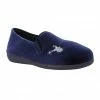 Navy Clarence Velour Slippers | Lotus -Lotus Shop navy clarence velour slippers lotus p12863 29691 medium