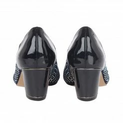 Navy & Diamante Immy Open-Toe Shoes | Lotus -Lotus Shop navy diamante immy open toe shoes lotus p12575 28679 medium