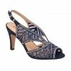 Navy & Diamante Natalia Peep Toe Sandals | Lotus -Lotus Shop navy diamante natalia peep toe sandals lotus p12983 30303 medium