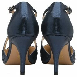 Navy & Diamante Panache Court Shoes | Lotus -Lotus Shop navy diamante panache court shoes lotus p13626 32883 medium