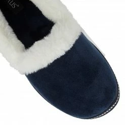 Navy Greta Textile Slippers | Lotus -Lotus Shop navy greta textile slippers lotus p12839 29646 medium