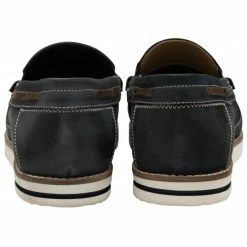 Navy Leather Saxon Loafers | Lotus -Lotus Shop navy leather saxon loafers lotus p13779 33275 medium