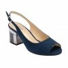 Navy Microfibre Evelyn Slingback Shoes | Lotus -Lotus Shop navy microfibre evelyn slingback shoes lotus p13731 33097 medium