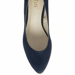 Navy Microfibre Giselle Wedge Shoes | Lotus 9 Navy Microfibre Giselle Wedge Shoes | Lotus -Lotus Shop navy microfibre giselle wedge shoes lotus p13213 31136 medium