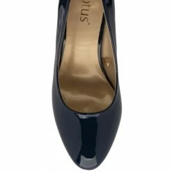 Navy Patent Eden Court Shoes | Lotus -Lotus Shop navy patent eden court shoes lotus p13734 33116 medium