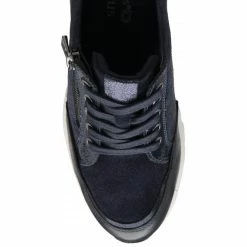 Navy Patent & Leather Sassy Casual Trainers | Stressless By Lotus 9 Navy Patent & Leather Sassy Casual Trainers | Stressless By Lotus -Lotus Shop navy patent leather sassy casual trainers stressless by lotus p13457 32379 medium
