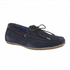Navy Suede Easton Loafers | Lotus