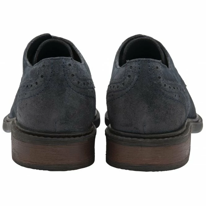 Navy Suede Lexton Lace-Up Shoes | Lotus 5 Navy Suede Lexton Lace-Up Shoes | Lotus - Image 3