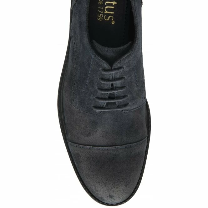 Navy Suede Lexton Lace-Up Shoes | Lotus 6 Navy Suede Lexton Lace-Up Shoes | Lotus - Image 4