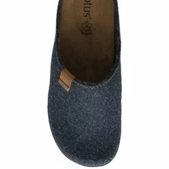 Navy Textile Sidney Mule Slippers | Lotus 9 Navy Textile Sidney Mule Slippers | Lotus -Lotus Shop navy textile sidney mule slippers lotus p13135 31089 medium