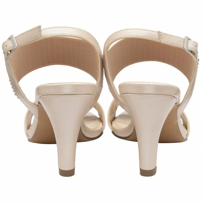 Oyster Pearl Aurora Heeled Sandals | Lotus 5 Oyster Pearl Aurora Heeled Sandals | Lotus - Image 3