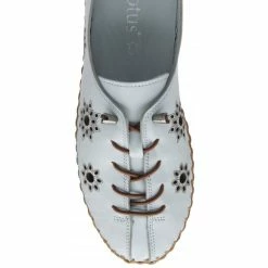 Pale Blue Leather Kristen Slip-On Shoes | Lotus 9 Pale Blue Leather Kristen Slip-On Shoes | Lotus -Lotus Shop pale blue leather kristen slip on shoes lotus p13745 33164 medium