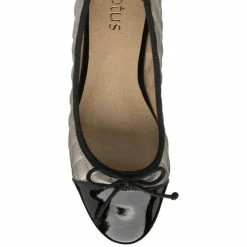 Pewter & Black Ivy Ballerina Shoes | Lotus -Lotus Shop pewter black ivy ballerina shoes lotus p13738 33144 medium