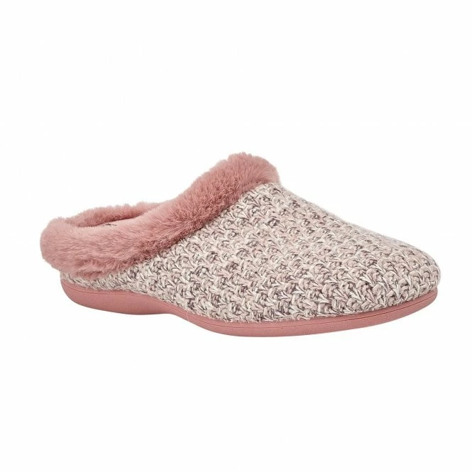 Pink Ada Textile Slippers | Lotus 3 Pink Ada Textile Slippers | Lotus