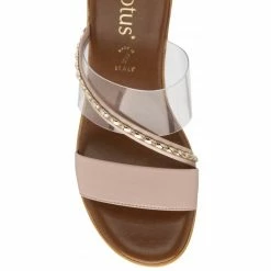 Pink Alma Mule Wedge Sandals | Lotus -Lotus Shop pink alma mule wedge sandals lotus p13682 32796 medium