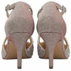 Pink & Diamante Panache Court Shoes | Lotus -Lotus Shop pink diamante panache court shoes lotus p13598 32879 medium