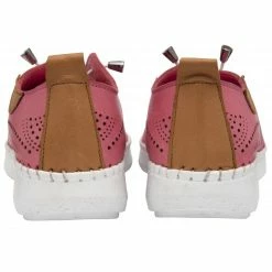 Pink Leather Katya Casual Shoes | Lotus -Lotus Shop pink leather katya casual shoes lotus p13694 33287 medium