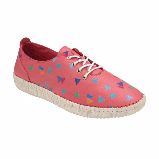 Pink Leather Kay Lace-Up Shoes | Lotus 3 Pink Leather Kay Lace-Up Shoes | Lotus