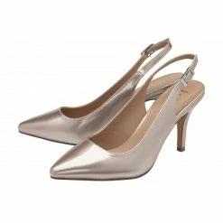 Lotus Shop -Lotus Shop pink pearl patent remy slingback court shoes lotus p13714 32994 medium