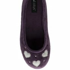 Purple Lois Ballerina Slippers | Lotus -Lotus Shop purple lois ballerina slippers lotus p13144 31021 medium