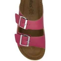 Raspberry Cortona Open-Toe Mule Sandals | Lotus -Lotus Shop raspberry cortona open toe mule sandals lotus p13665 32716 medium