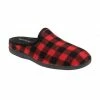 Red Check Textile Fletcher Mule Slippers | Lotus -Lotus Shop red check textile fletcher mule slippers lotus p13132 31066 medium