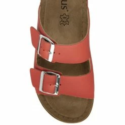 Red Cortona Open-Toe Mule Sandals | Lotus 9 Red Cortona Open-Toe Mule Sandals | Lotus -Lotus Shop red cortona open toe mule sandals lotus p13305 31559 medium