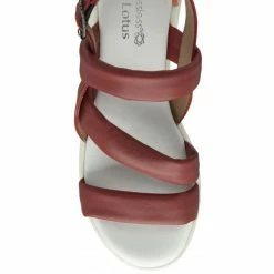 Red Leather Fionne Slingback Sandals | Stressless By Lotus -Lotus Shop red leather fionne slingback sandals stressless by lotus p13286 31208 medium