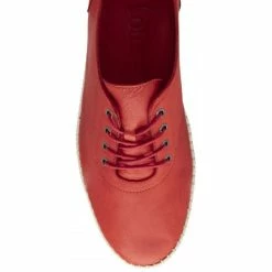 Red Leather Juliana Lace-Up Shoes | Lotus 9 Red Leather Juliana Lace-Up Shoes | Lotus -Lotus Shop red leather juliana lace up shoes lotus p13309 31587 medium