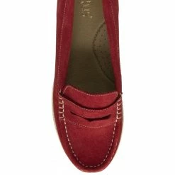 Red Suede Asher Loafers | Lotus -Lotus Shop red suede asher loafers lotus p13314 31619 medium