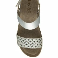 Silver Almalfi Ankle Strap Sandals | Lotus -Lotus Shop silver almalfi ankle strap sandals lotus p13257 31308 medium