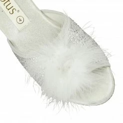 Silver & Diamante Allure Slippers | Lotus -Lotus Shop silver diamante allure slippers lotus p12832 29554 medium